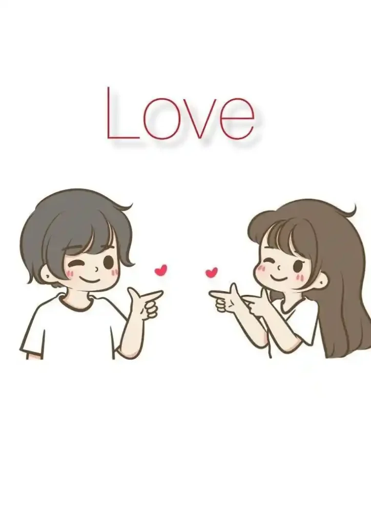 cartoon dp love images 42