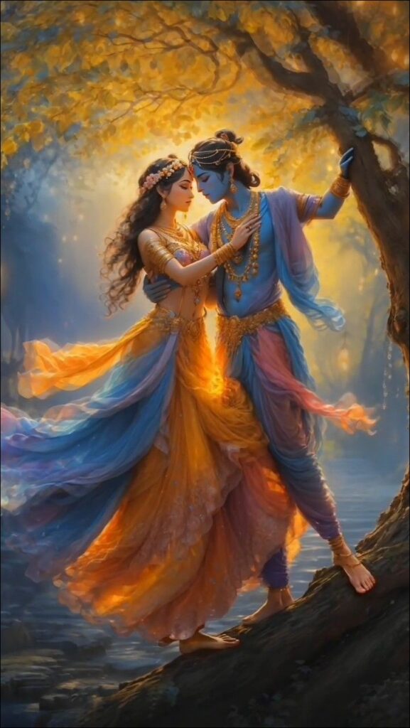 romantic radha krishna images 10