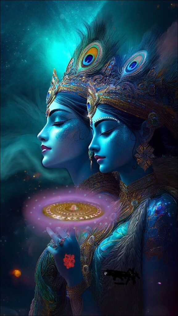 romantic radha krishna images 4