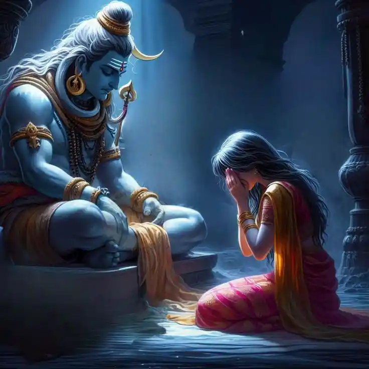 shiv parvati love images dp 27